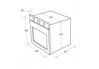 Шкаф духовой электрический MAUNFELD EOEM.769B3
