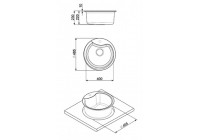 Мойка Smeg LSE48P