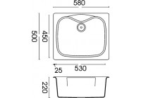 Мойка Smeg LSE58AV