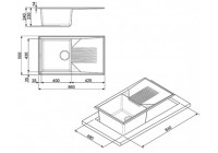 Мойка Smeg LSEQ861A