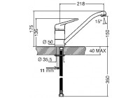 Смеситель Smeg MF11Р2