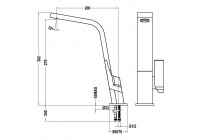 Смеситель Teka IC 915 Chrome