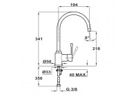 Смеситель Teka SP 995 Carbon 1/2"